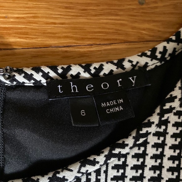 Theory size 6 herringbone dress - Picture 2 of 4